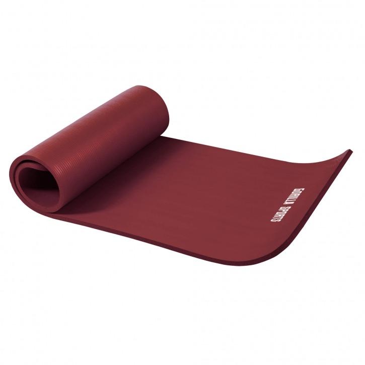 Deluxe NBR Yoga Mat Ruby 190x60x1.5cm - Gorilla Sports South Africa - Aerobic & Yoga